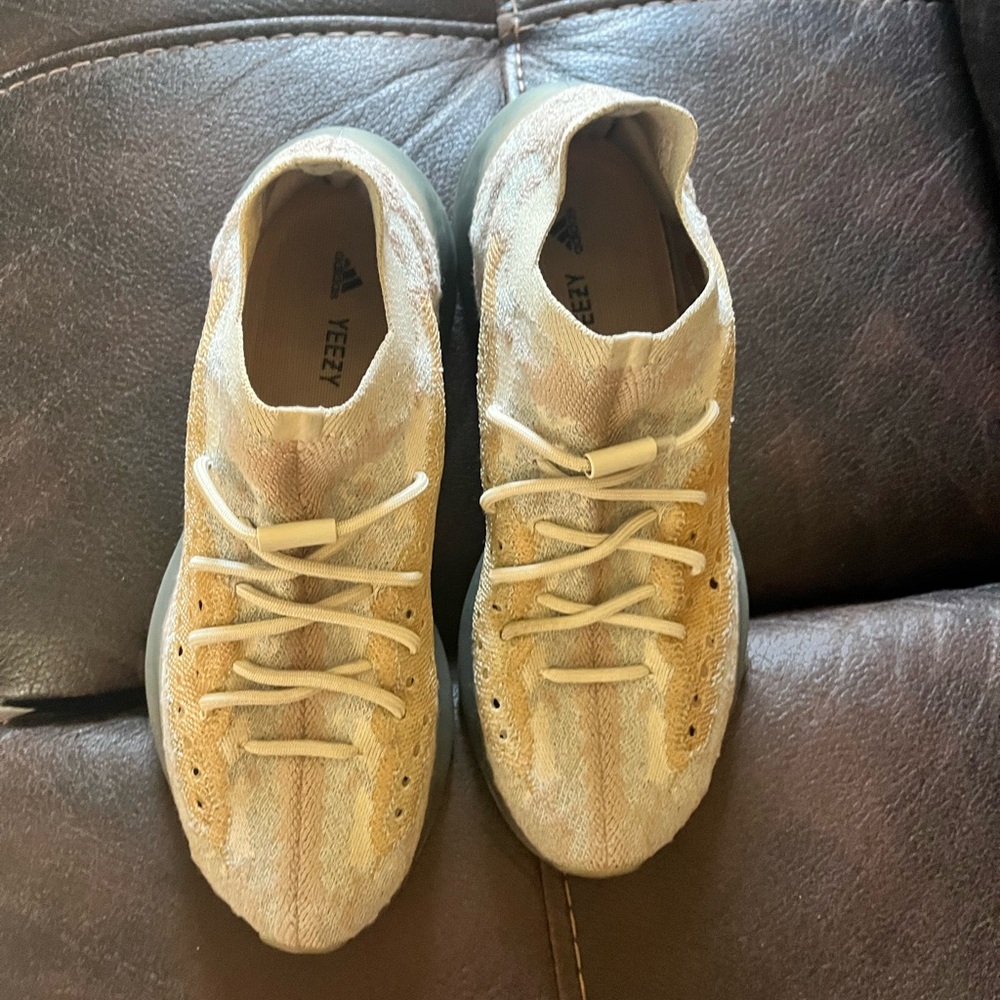 Adidas Yeezy Men's Tan Sneakers